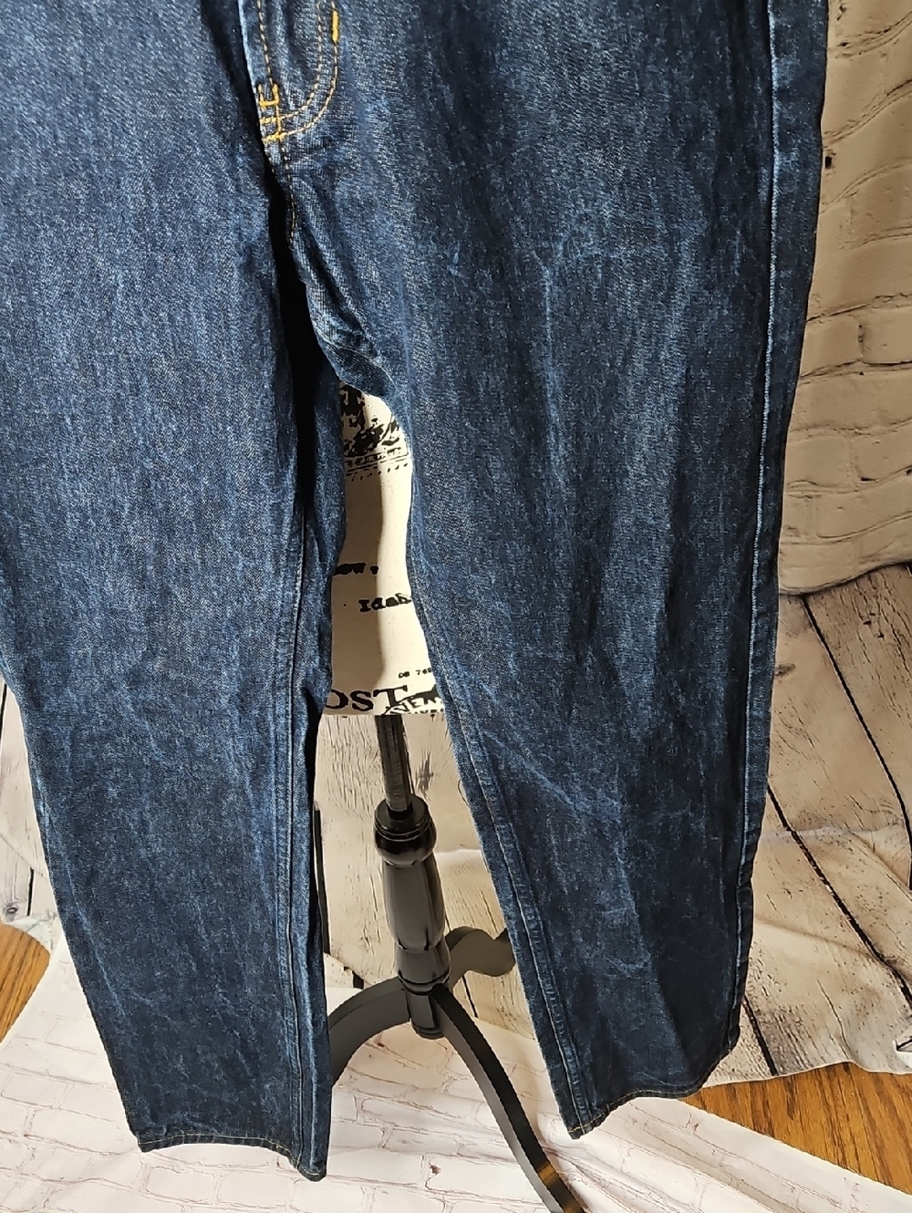 Bullhead Men’s Straight-Leg Dark Blue Wash Jeans Size 32x32 - Picture 2 of 8